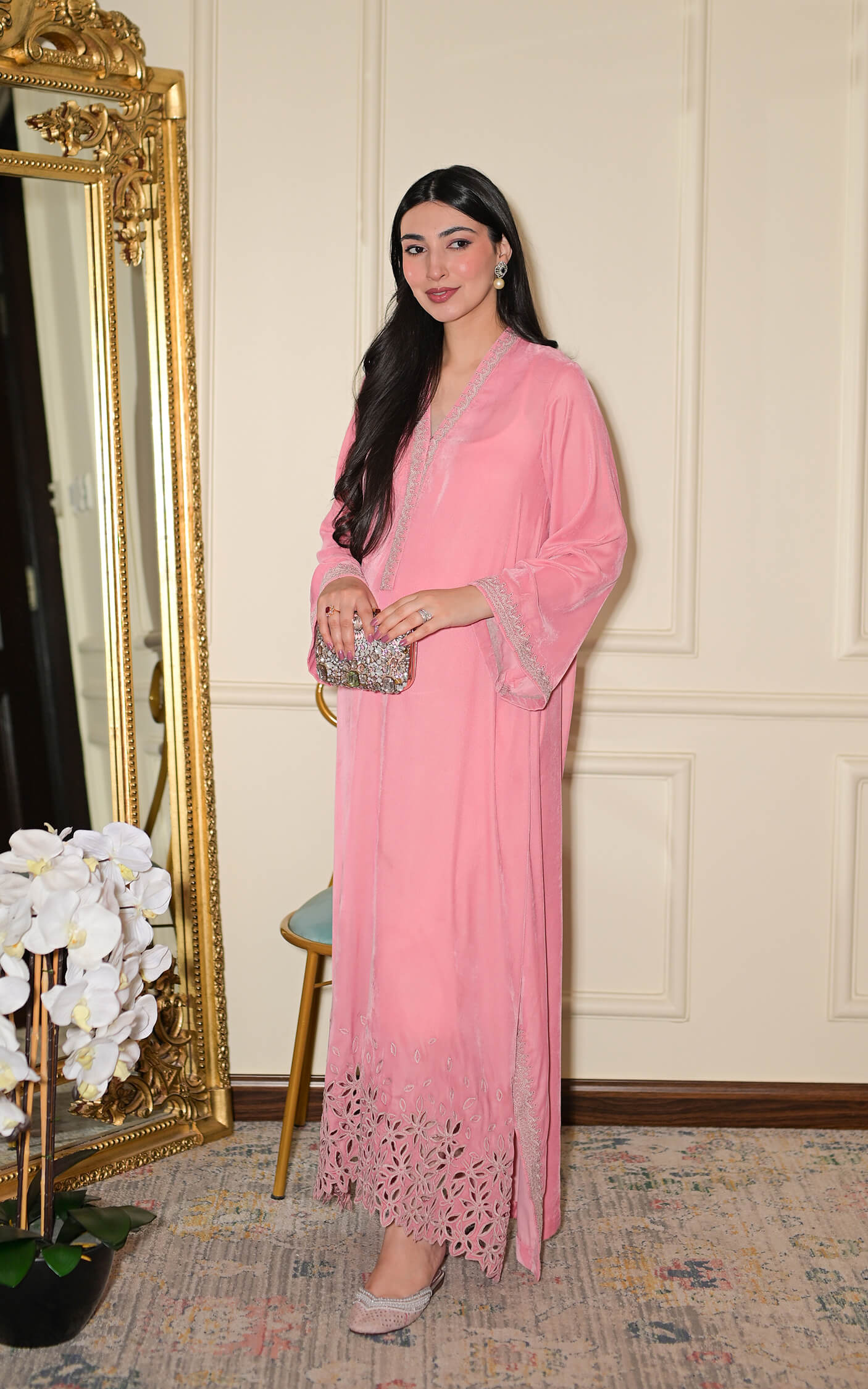 Asifa and Nabeel | Zephyr Formals | Rose Seira Kaftan - by Libasekhas UK - Registered Vendor of : Asifa and Nabeel - 100% Original Designer Dress