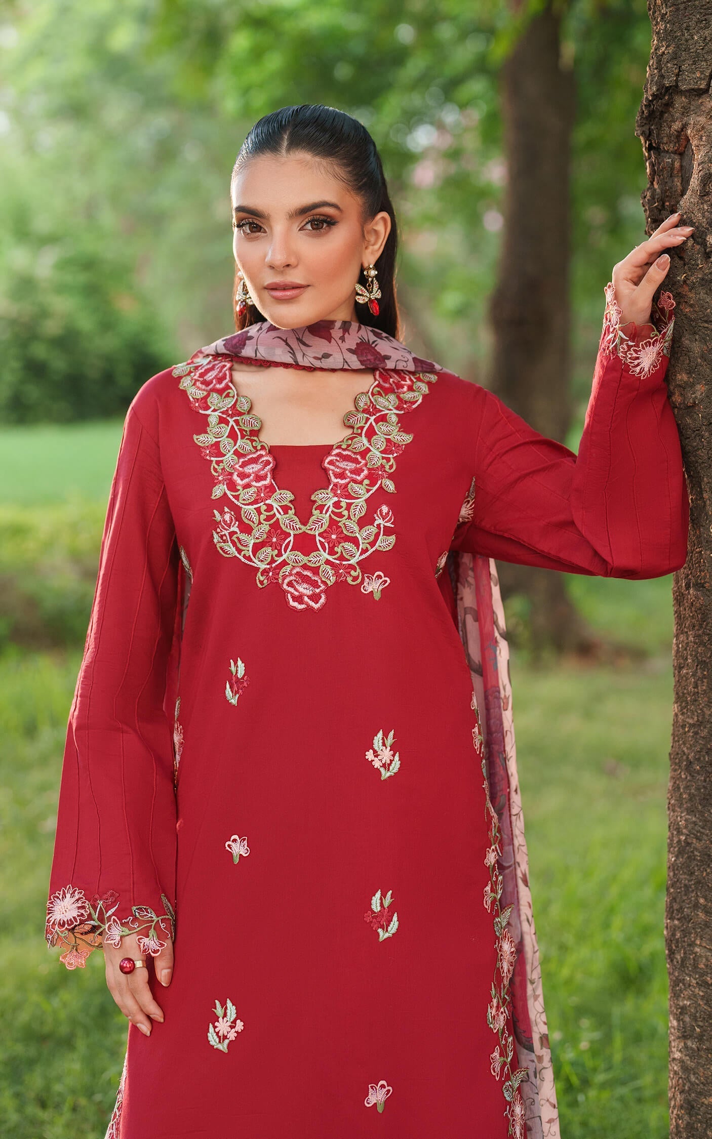 Asifa and Nabeel | Eden Cambric 25 | Rose Whisper ECU25-07 - by Libasekhas UK - Registered Vendor of : Asifa and Nabeel - 100% Original Designer Dress