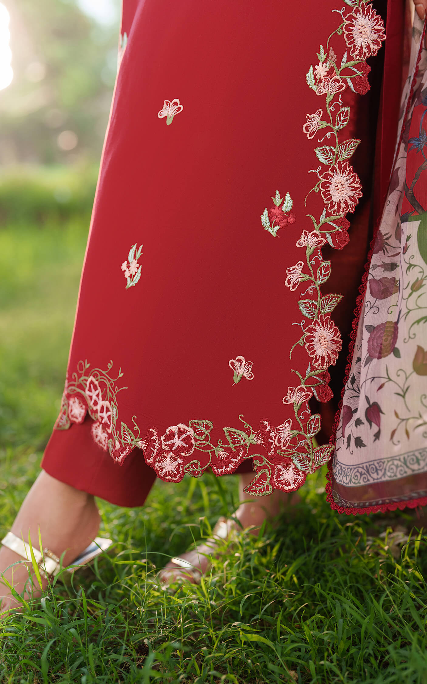 Asifa and Nabeel | Eden Cambric 25 | Rose Whisper ECU25-07 - by Libasekhas UK - Registered Vendor of : Asifa and Nabeel - 100% Original Designer Dress