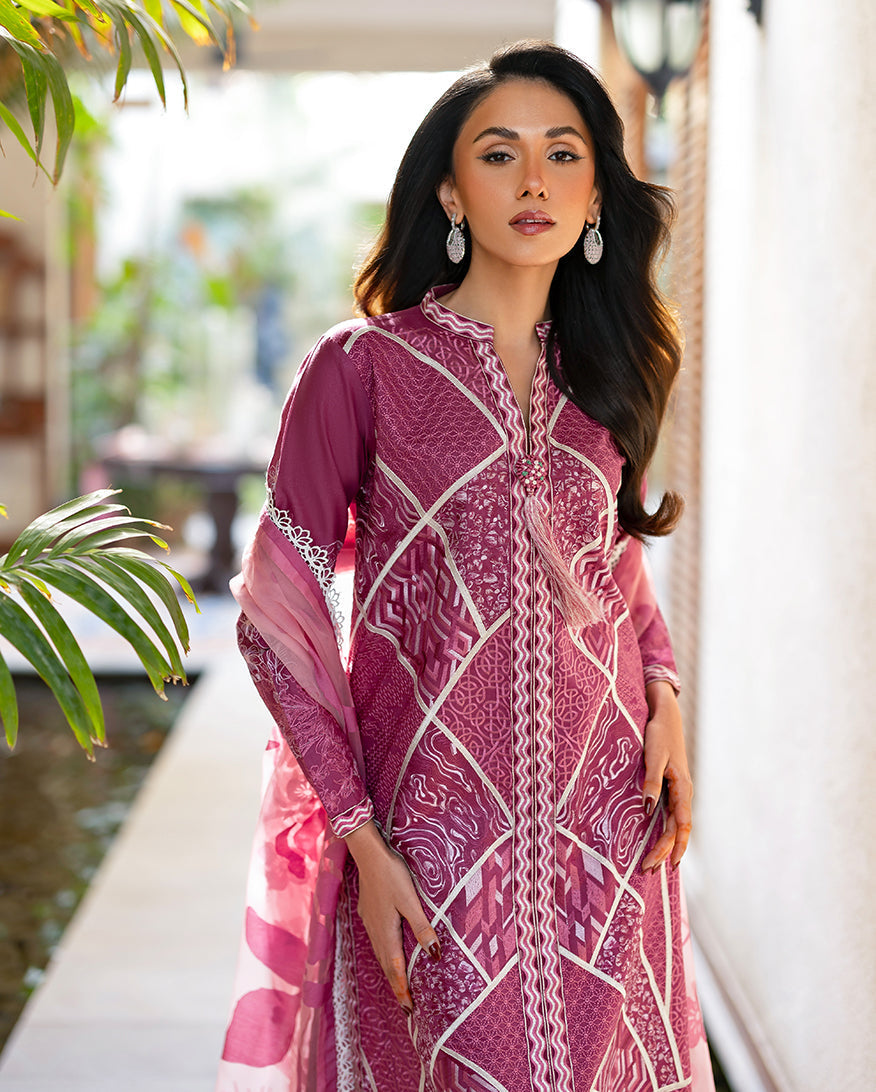 Mushq | Astoria Lawn 26 | Rosea - by Libasekhas UK - Registered Vendor of : Mushq - 100% Original Designer Dress