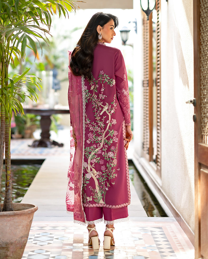 Mushq | Astoria Lawn 26 | Rosea - by Libasekhas UK - Registered Vendor of : Mushq - 100% Original Designer Dress