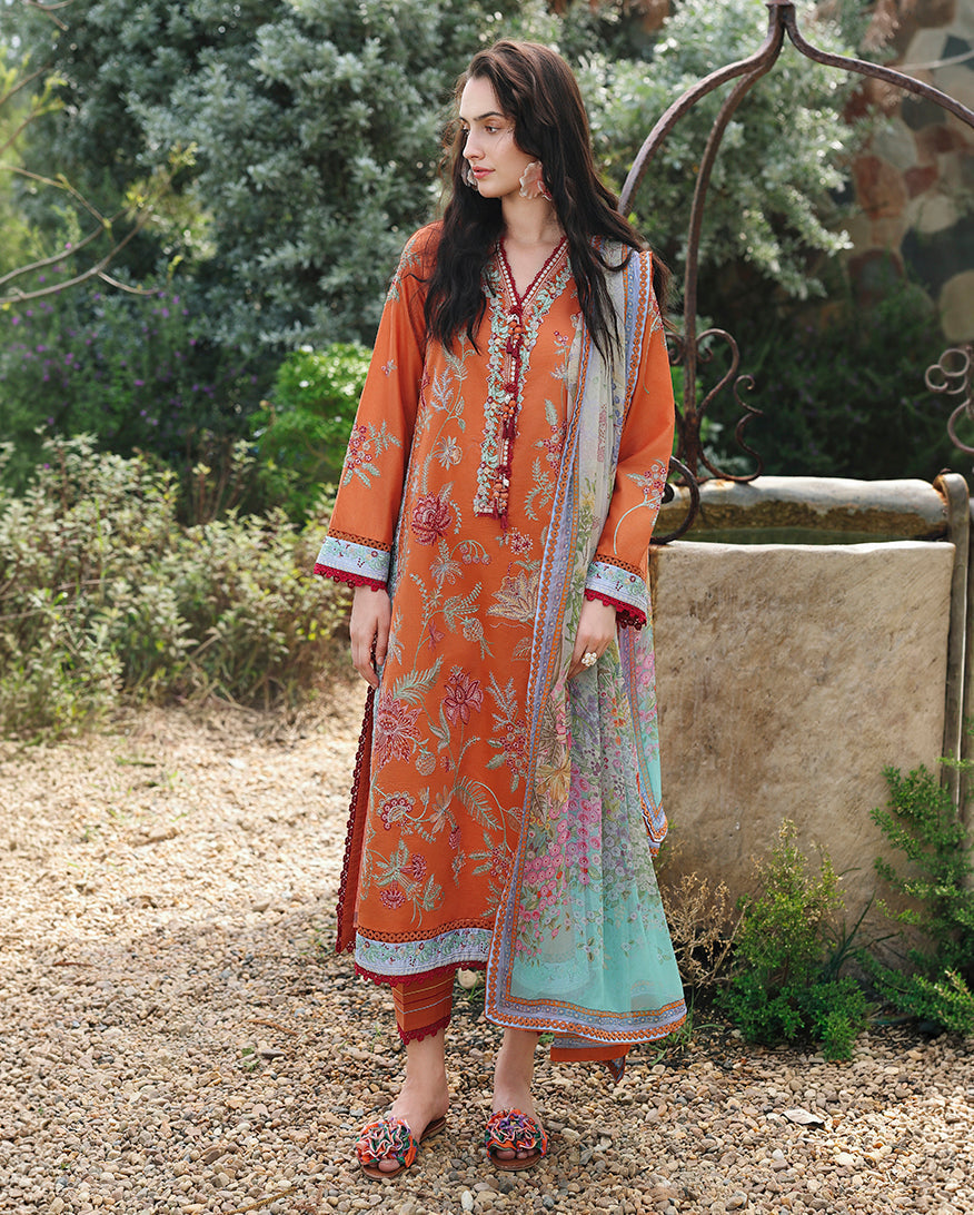 Mushq | The Secret Garden Lawn | Rosearie Dream - by Libasekhas UK - Registered Vendor of : Mushq - 100% Original Designer Dress