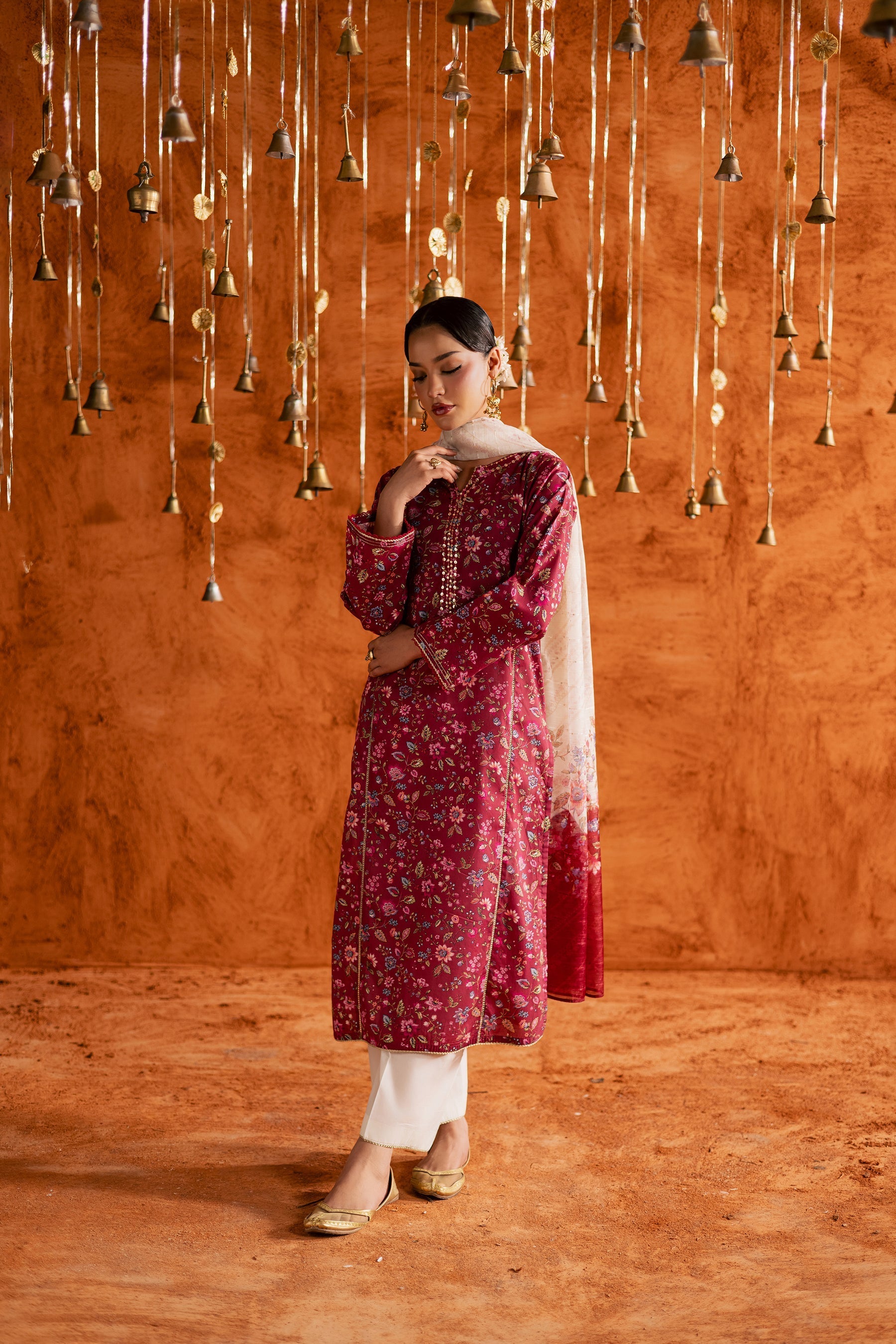 Batik | Festive Eid 26 | Roseshell - by Libasekhas - Registered Vendor of : Batik - 100% Original Designer Dress