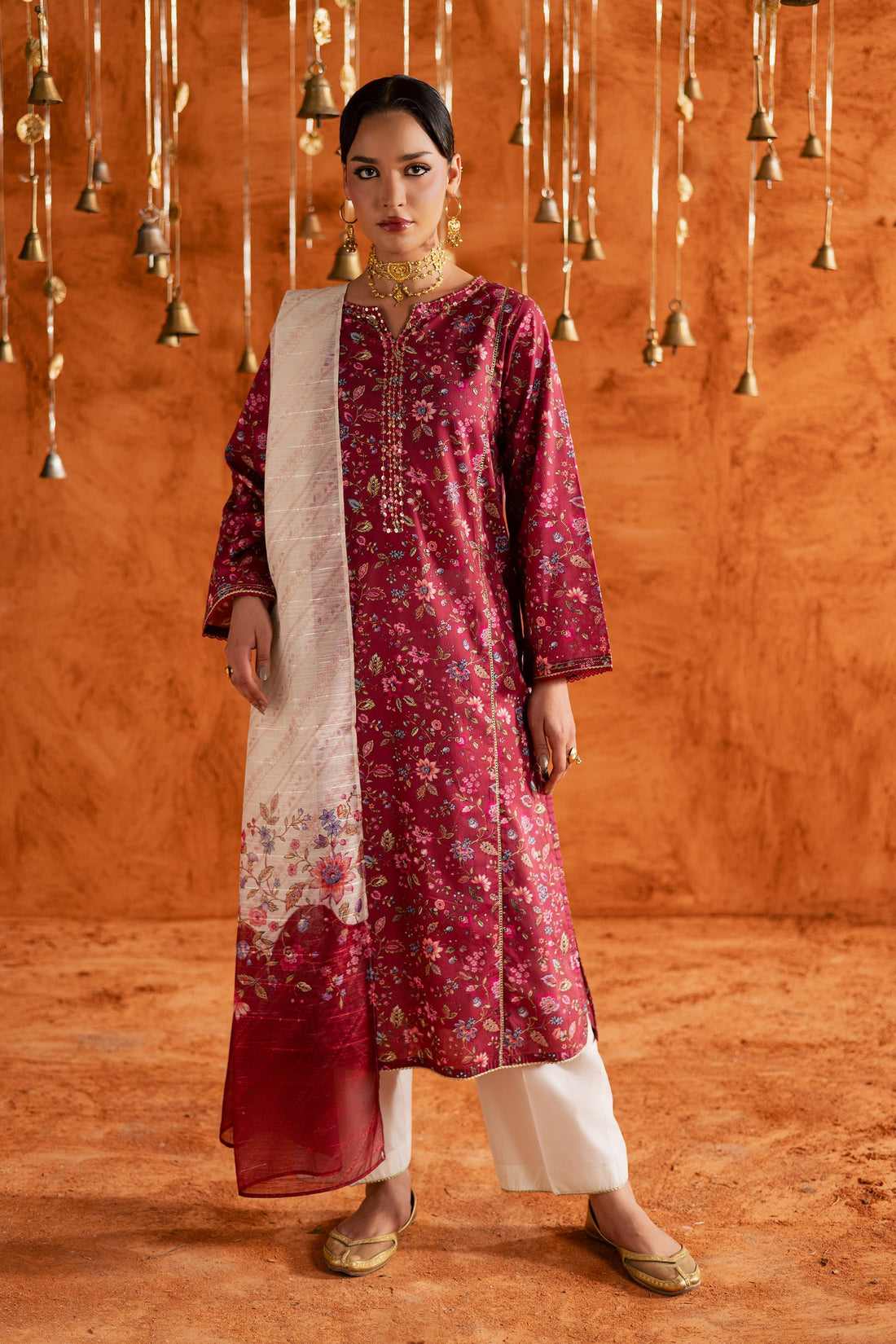 Batik | Festive Eid 26 | Roseshell - by Libasekhas - Registered Vendor of : Batik - 100% Original Designer Dress