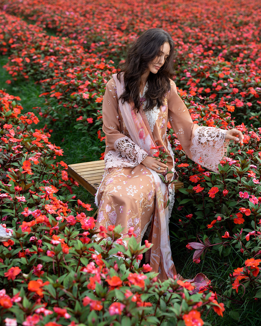 Mushq | Hemline the Secret Garden | Rosette Reverie - by Libasekhas UK - Registered Vendor of : Mushq - 100% Original Designer Dress