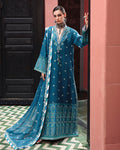 Mushq | Nuvera Rawsilk | Rouge Sapphire - by Libasekhas UK - Registered Vendor of : Mushq - 100% Original Designer Dress