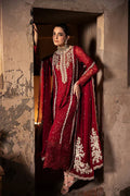 Azure | Luxe Formals | Royal Crimson - by Libasekhas UK - Registered Vendor of : Azure - 100% Original Designer Dress