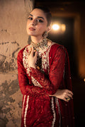 Azure | Luxe Formals | Royal Crimson - by Libasekhas UK - Registered Vendor of : Azure - 100% Original Designer Dress