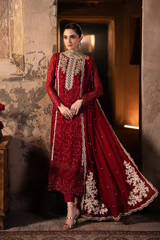 Azure | Luxe Formals | Royal Crimson - by Libasekhas UK - Registered Vendor of : Azure - 100% Original Designer Dress