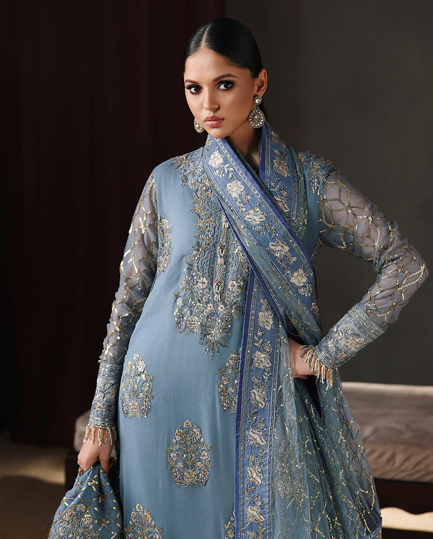 Roheenaz | Royale Eternel Chiffon Edit | Royal Muse - by Libasekhas UK - Registered Vendor of : Roheenaz - 100% Original Designer Dress