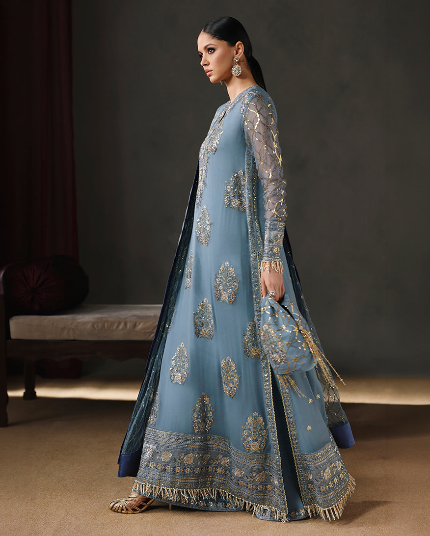 Roheenaz | Royale Eternel Chiffon Edit | Royal Muse - by Libasekhas UK - Registered Vendor of : Roheenaz - 100% Original Designer Dress