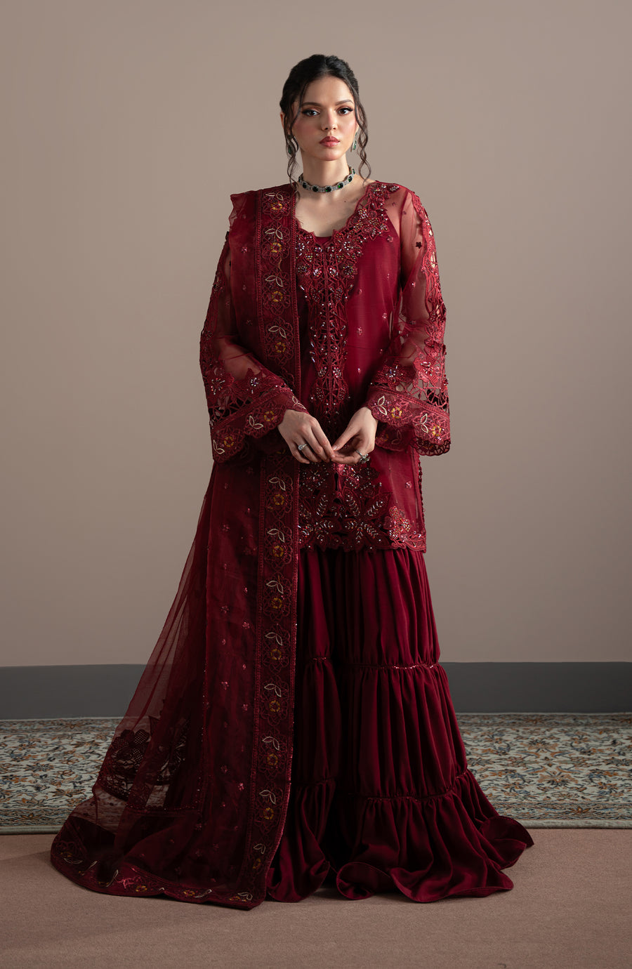 Fabiha Fatima | Elvin Pret Wear | RUBEIA - by Libasekhas UK - Registered Vendor of : Fabiha Fatima - 100% Original Designer Dress