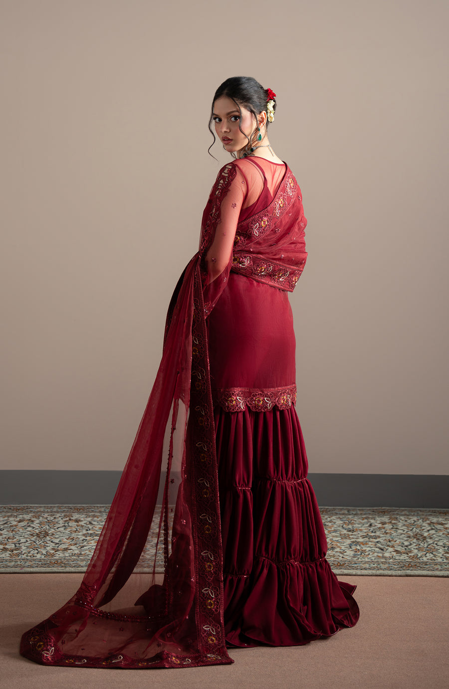 Fabiha Fatima | Elvin Pret Wear | RUBEIA - by Libasekhas UK - Registered Vendor of : Fabiha Fatima - 100% Original Designer Dress