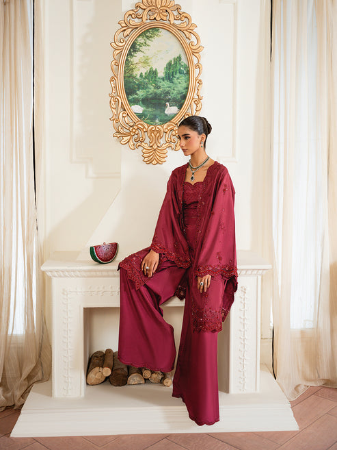 Epoque | Elysia Luxury Pret | Ruby - by Libasekhas UK - Registered Vendor of : Epoque - 100% Original Designer Dress