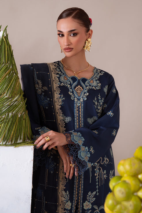 Aabyaan | Miraal Signature Embroidered Viscose 25 | RUHAB (AV-08) - by Libasekhas UK - Registered Vendor of : Aabyaan - 100% Original Designer Dress