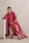 Batik | Festive Eid 26 | Rust Nazneen - by Libasekhas - Registered Vendor of : Batik - 100% Original Designer Dress