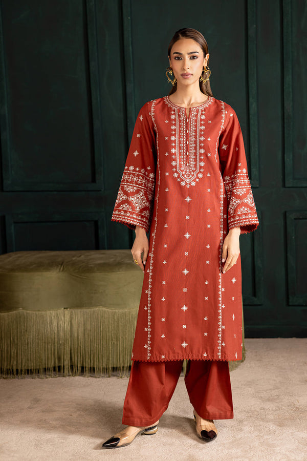 Batik | Winter 25 | Rusty Dusty - by Libasekhas UK - Registered Vendor of : Batik - 100% Original Designer Dress