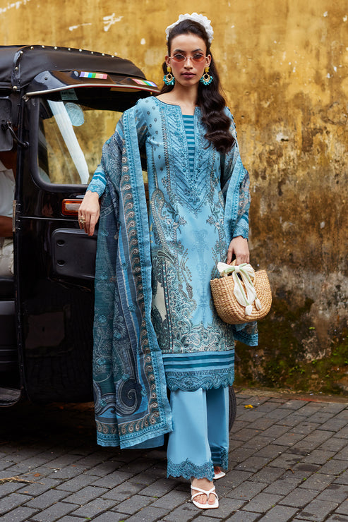 Gulaal | Saffira Lawn 25 | Inayah - by - Libasekhas UK - Registered Vendor of : Gulaal - 100% Original Designer Dresss