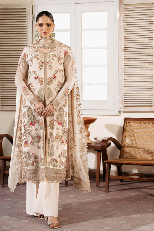 Imrozia Premium | Muse Luxury Chiffon 24 | S-1081 Perle - by - Libasekhas UK - Registered Vendor of : Imrozia Premium - 100% Original Designer Dresss