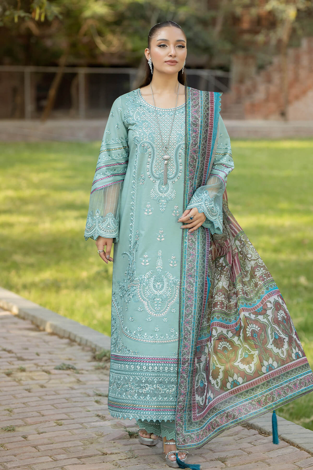 Imrozia Premium | Subah e Roshan | S.L 73 Zaib - by - Libasekhas UK - Registered Vendor of : Imrozia Premium - 100% Original Designer Dresss