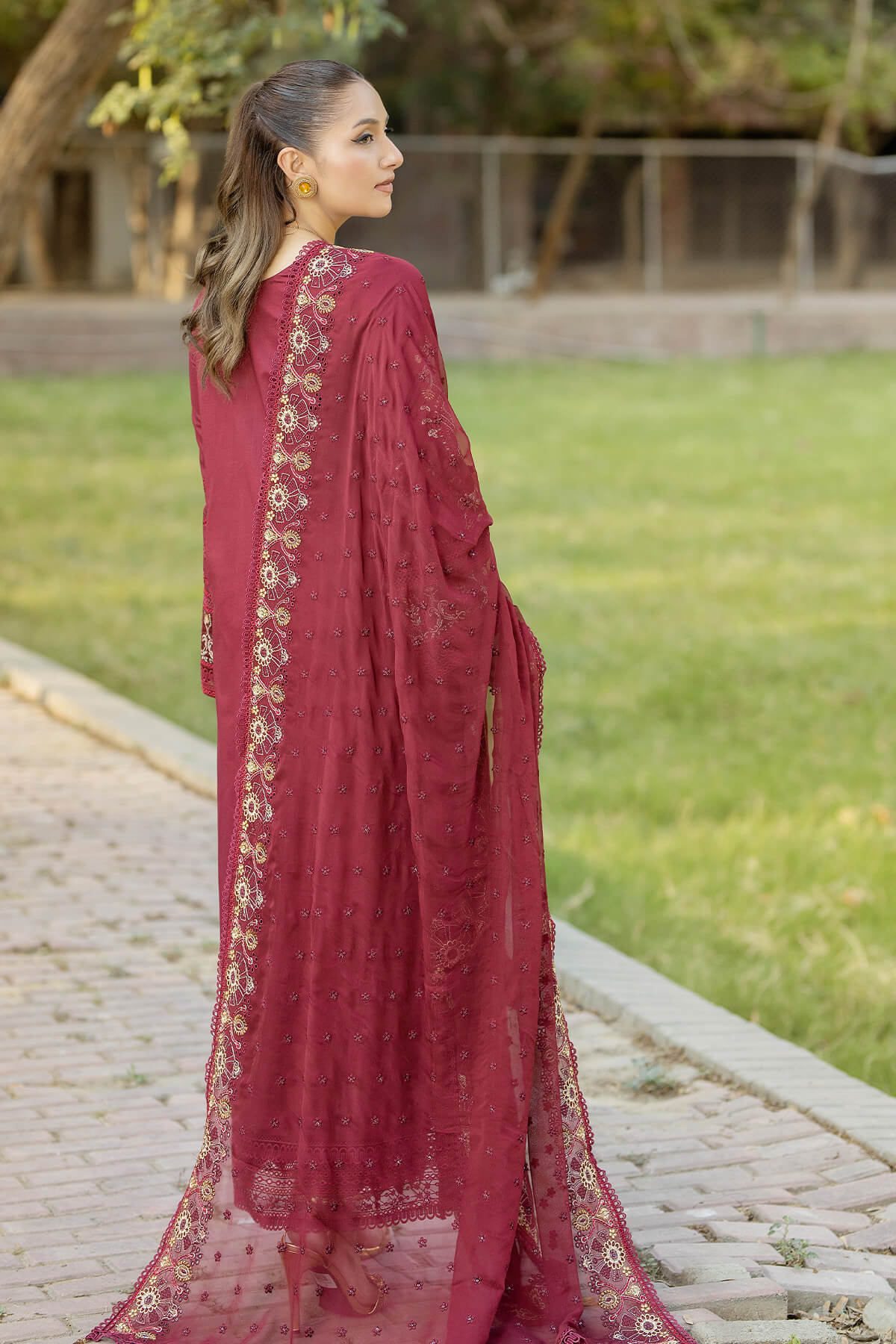 Imrozia Premium | Subah e Roshan | S.L 74 Firdous - by - Libasekhas UK - Registered Vendor of : Imrozia Premium - 100% Original Designer Dresss