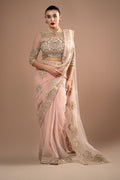 Imrozia Premium | Lumiere Luxury Sarees | 01 Rose Clair - by - Libasekhas UK - Registered Vendor of : Imrozia Premium - 100% Original Designer Dresss