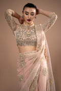 Imrozia Premium | Lumiere Luxury Sarees | 01 Rose Clair - by - Libasekhas UK - Registered Vendor of : Imrozia Premium - 100% Original Designer Dresss