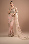 Imrozia Premium | Lumiere Luxury Sarees | 01 Rose Clair - by - Libasekhas UK - Registered Vendor of : Imrozia Premium - 100% Original Designer Dresss