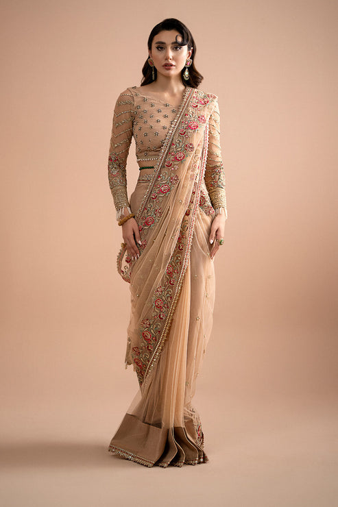 Imrozia Premium | Lumiere Luxury Sarees | 05 Celeste - by - Libasekhas UK - Registered Vendor of : Imrozia Premium - 100% Original Designer Dresss