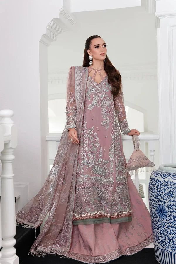 AJR Couture | Alif Luxury Wedding Formals 23 | Violet - by - Libasekhas UK - Registered Vendor of : AJR Couture - 100% Original Designer Dresss