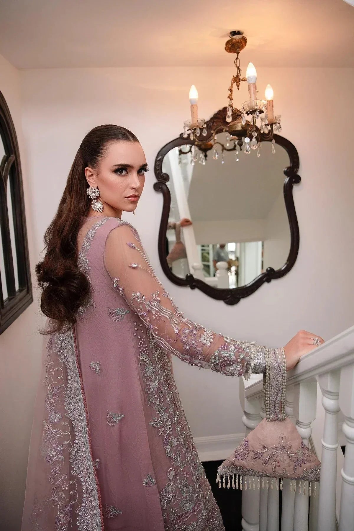 AJR Couture | Alif Luxury Wedding Formals 23 | Violet - by - Libasekhas UK - Registered Vendor of : AJR Couture - 100% Original Designer Dresss