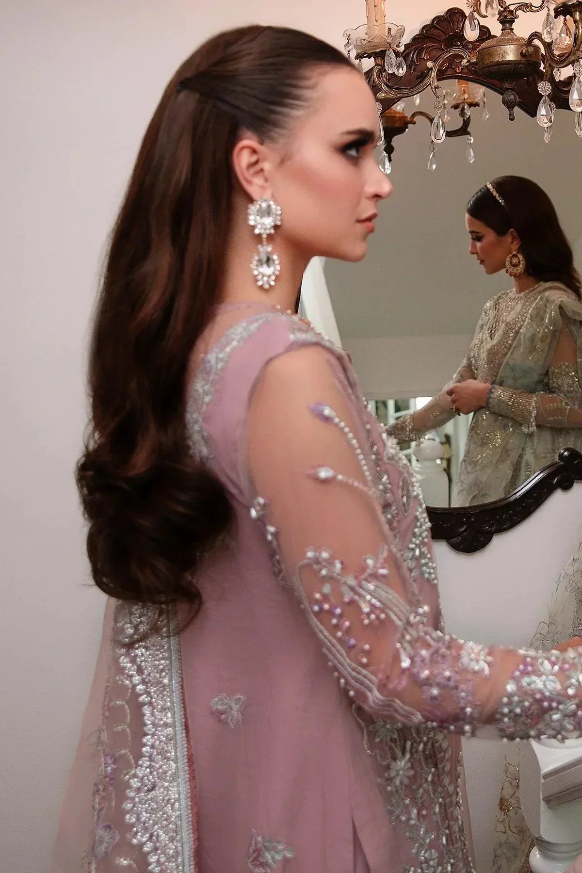 AJR Couture | Alif Luxury Wedding Formals 23 | Violet - by - Libasekhas UK - Registered Vendor of : AJR Couture - 100% Original Designer Dresss