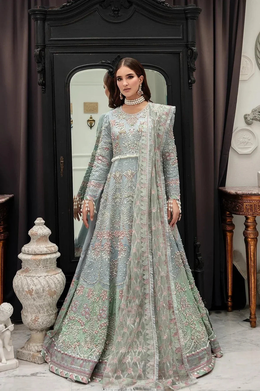AJR Couture | Alif Luxury Wedding Formals 23 | Veronica - by - Libasekhas UK - Registered Vendor of : AJR Couture - 100% Original Designer Dresss
