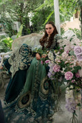 AJR Couture | Alif Luxury Wedding Formals 23 | Teal - by - Libasekhas UK - Registered Vendor of : AJR Couture - 100% Original Designer Dresss