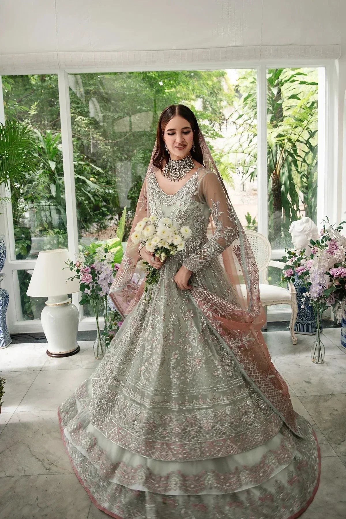 AJR Couture | Alif Luxury Wedding Formals 23 | Wisteria - by - Libasekhas UK - Registered Vendor of : AJR Couture - 100% Original Designer Dresss