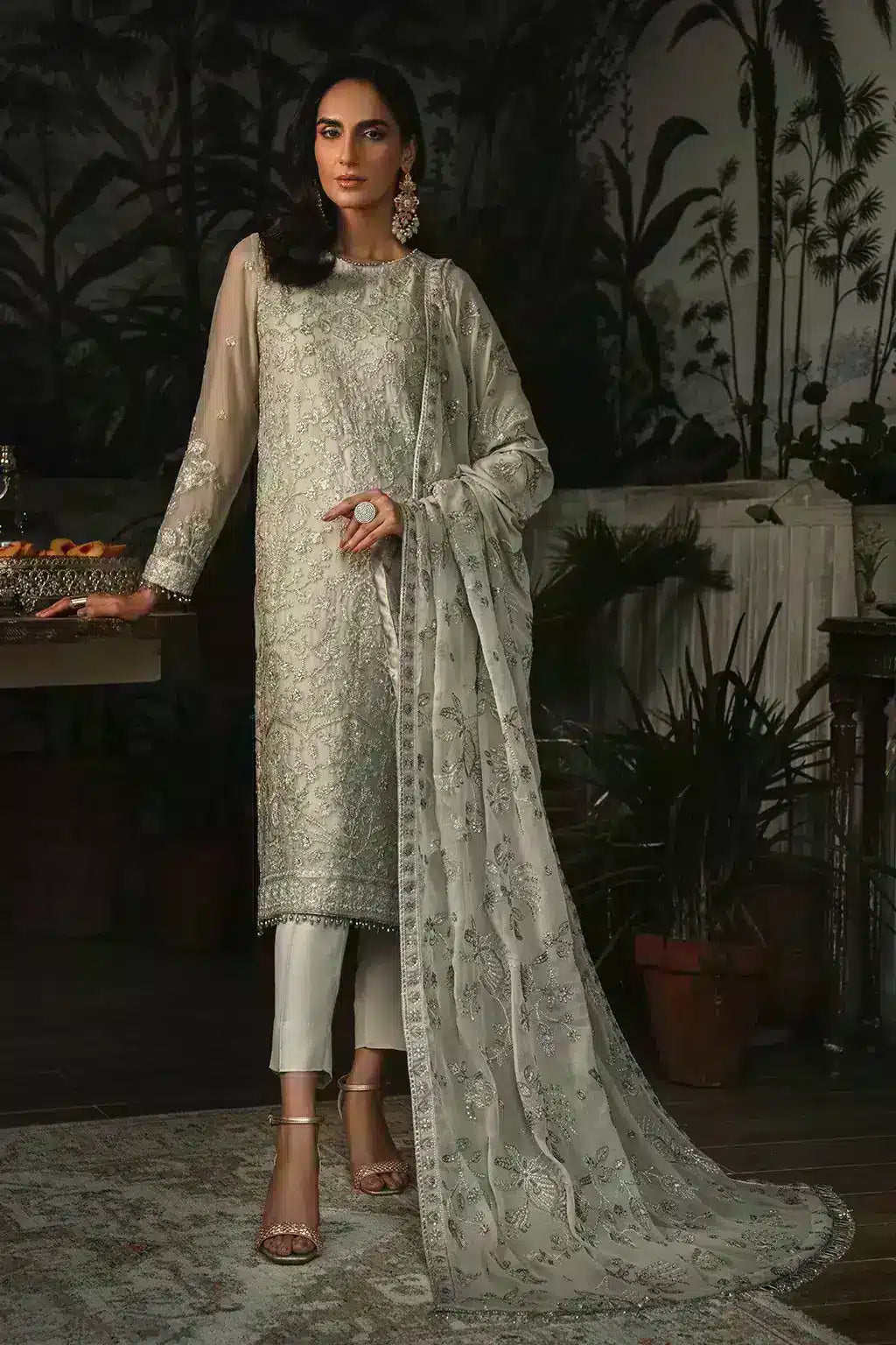 Zarif | LA ROSELLA Formals | ZLR 05 SANDY - by - Libasekhas UK - Registered Vendor of : Zarif - 100% Original Designer Dresss