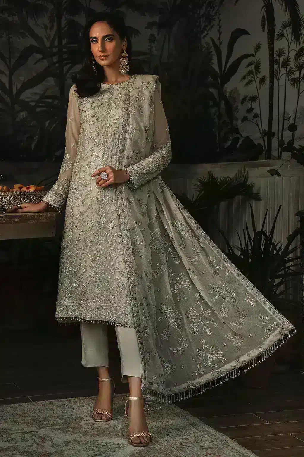 Zarif | LA ROSELLA Formals | ZLR 05 SANDY - by - Libasekhas UK - Registered Vendor of : Zarif - 100% Original Designer Dresss