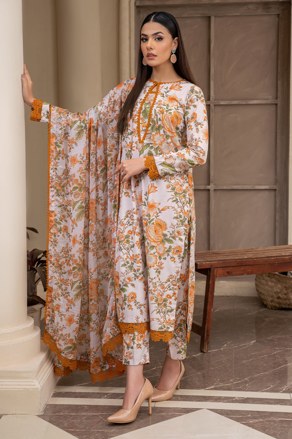 Zarif | Prints 24 | ZPR 05 ELLIE - by - Libasekhas UK - Registered Vendor of : Zarif - 100% Original Designer Dresss