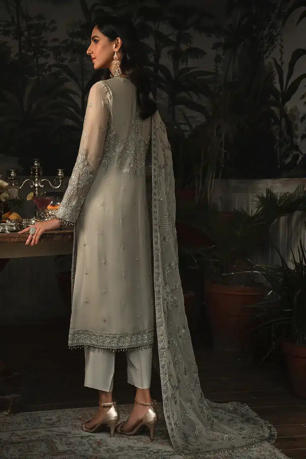 Zarif | LA ROSELLA Formals | ZLR 05 SANDY - by - Libasekhas UK - Registered Vendor of : Zarif - 100% Original Designer Dresss
