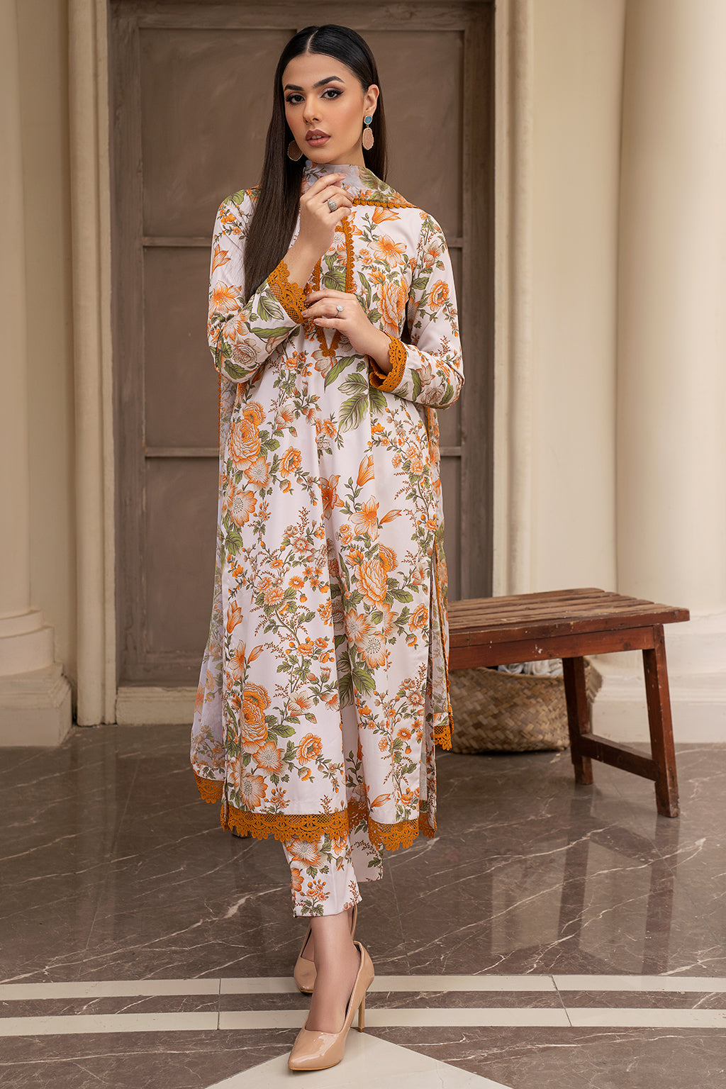 Zarif | Prints 24 | ZPR 05 ELLIE - by - Libasekhas UK - Registered Vendor of : Zarif - 100% Original Designer Dresss