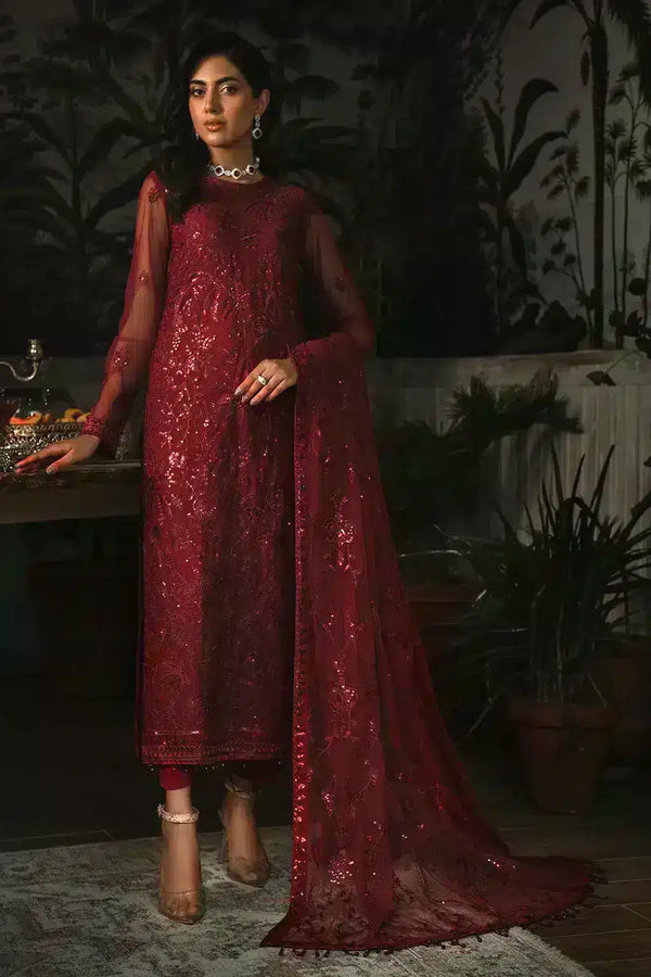 Zarif | LA ROSELLA Formals | ZLR 01 MARLENE - by - Libasekhas UK - Registered Vendor of : Zarif - 100% Original Designer Dresss