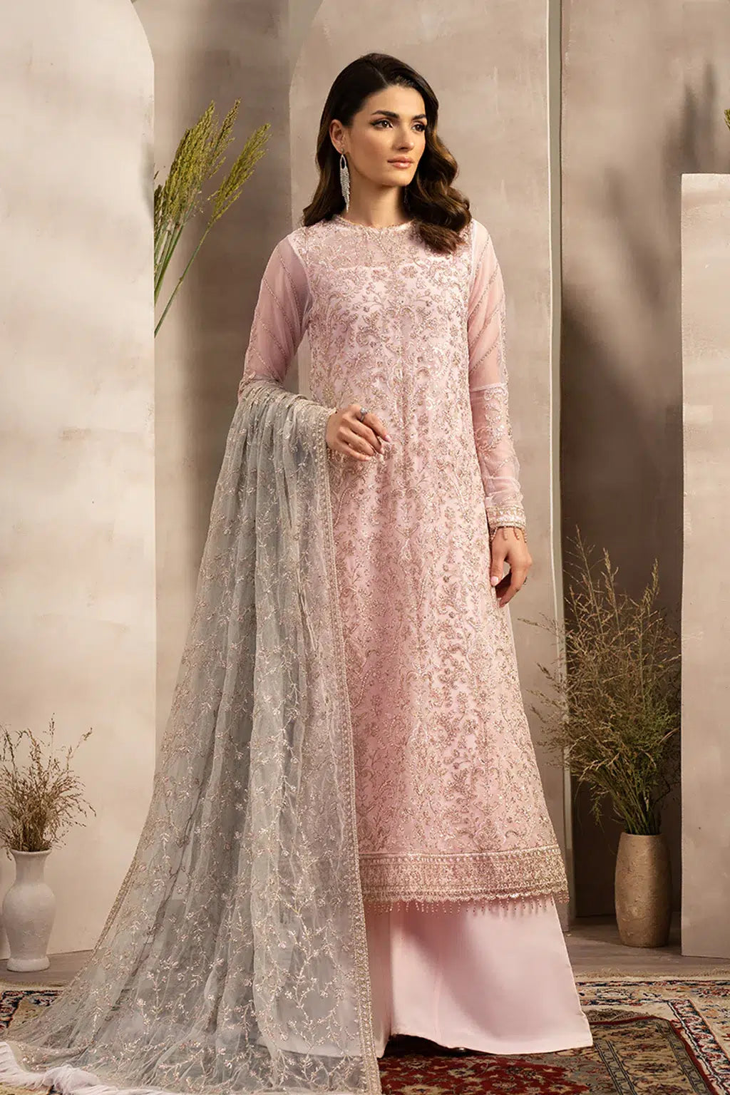Zarif | Naqsh Festive Formals 23 | ZRN 07 LYRAH - by - Libasekhas UK - Registered Vendor of : Zarif - 100% Original Designer Dresss