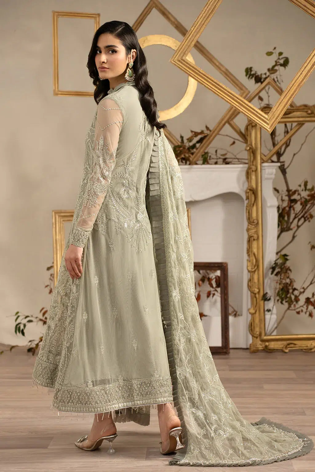 Zarif | Naqsh Festive Formals 23 | ZRN 05 PEARLY - by - Libasekhas UK - Registered Vendor of : Zarif - 100% Original Designer Dresss