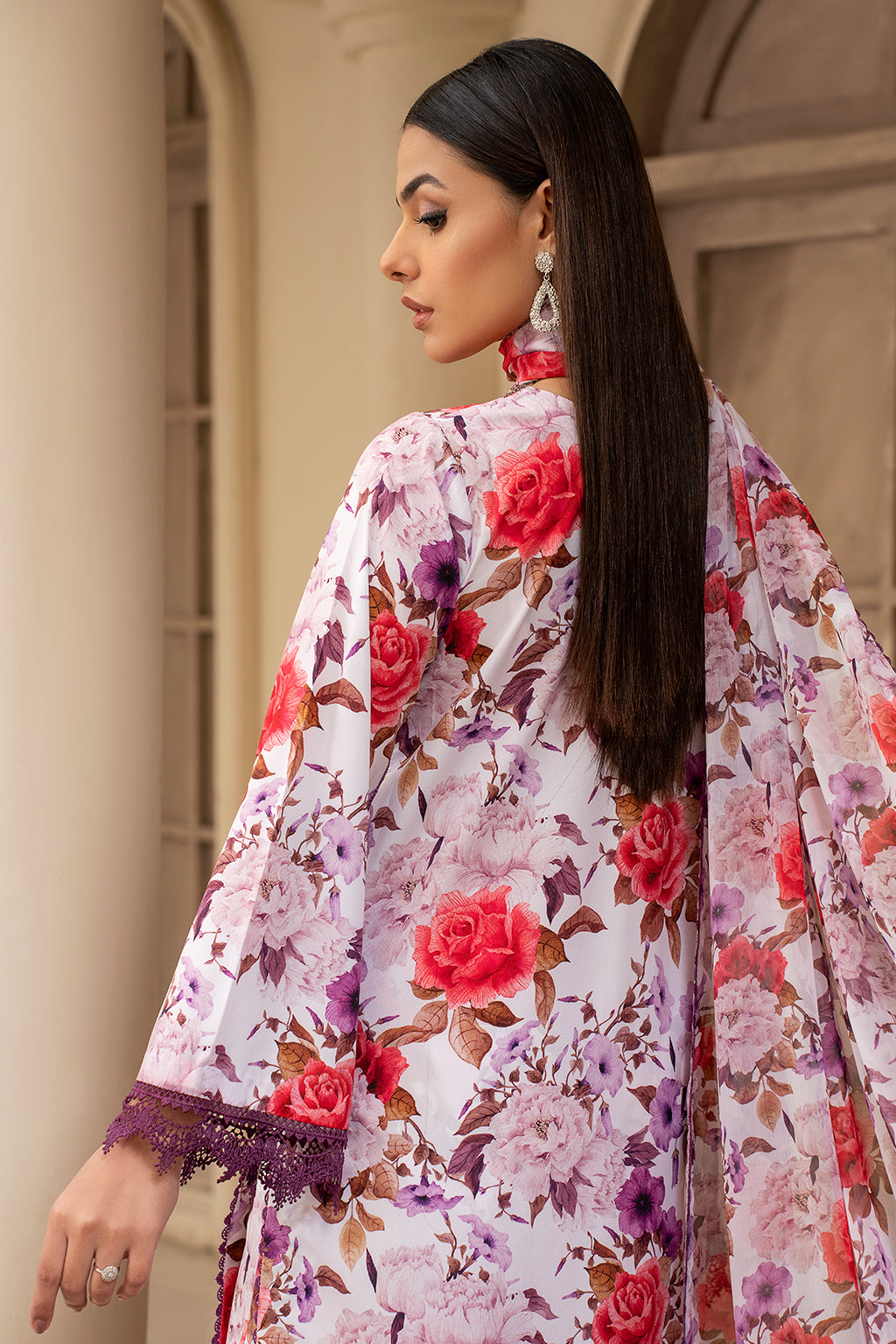 Zarif | Prints 24 | ZPR 03 CELINA - by - Libasekhas UK - Registered Vendor of : Zarif - 100% Original Designer Dresss