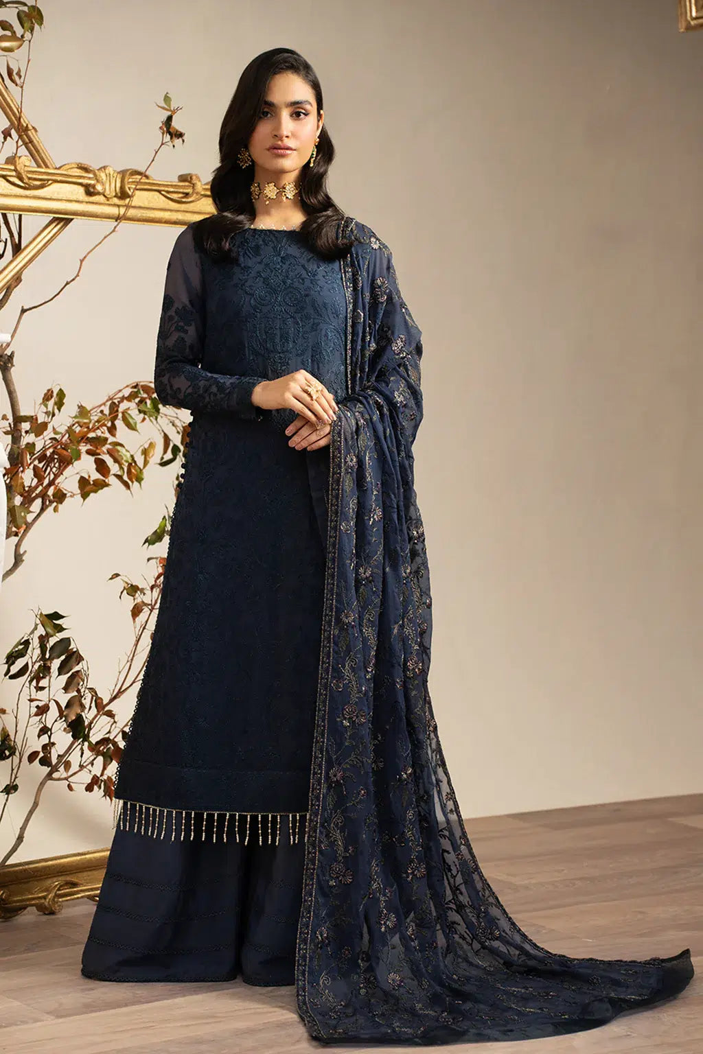 Zarif | Naqsh Festive Formals 23 | 08 - by - Libasekhas UK - Registered Vendor of : Zarif - 100% Original Designer Dresss