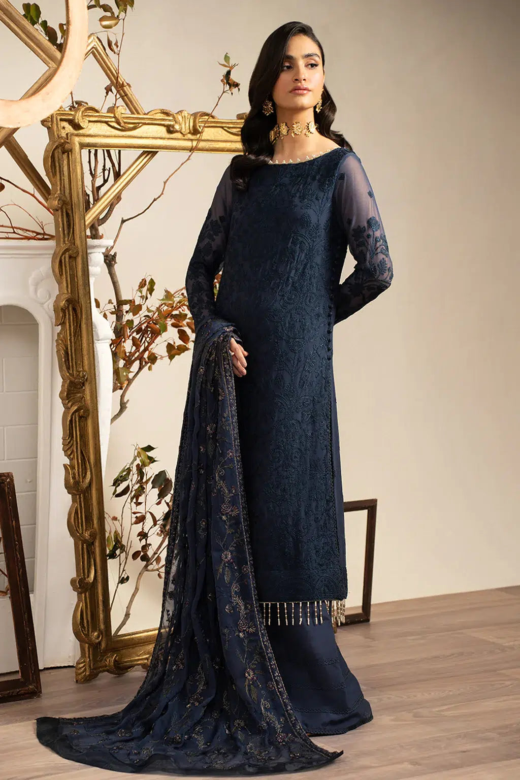 Zarif | Naqsh Festive Formals 23 | 08 - by - Libasekhas UK - Registered Vendor of : Zarif - 100% Original Designer Dresss