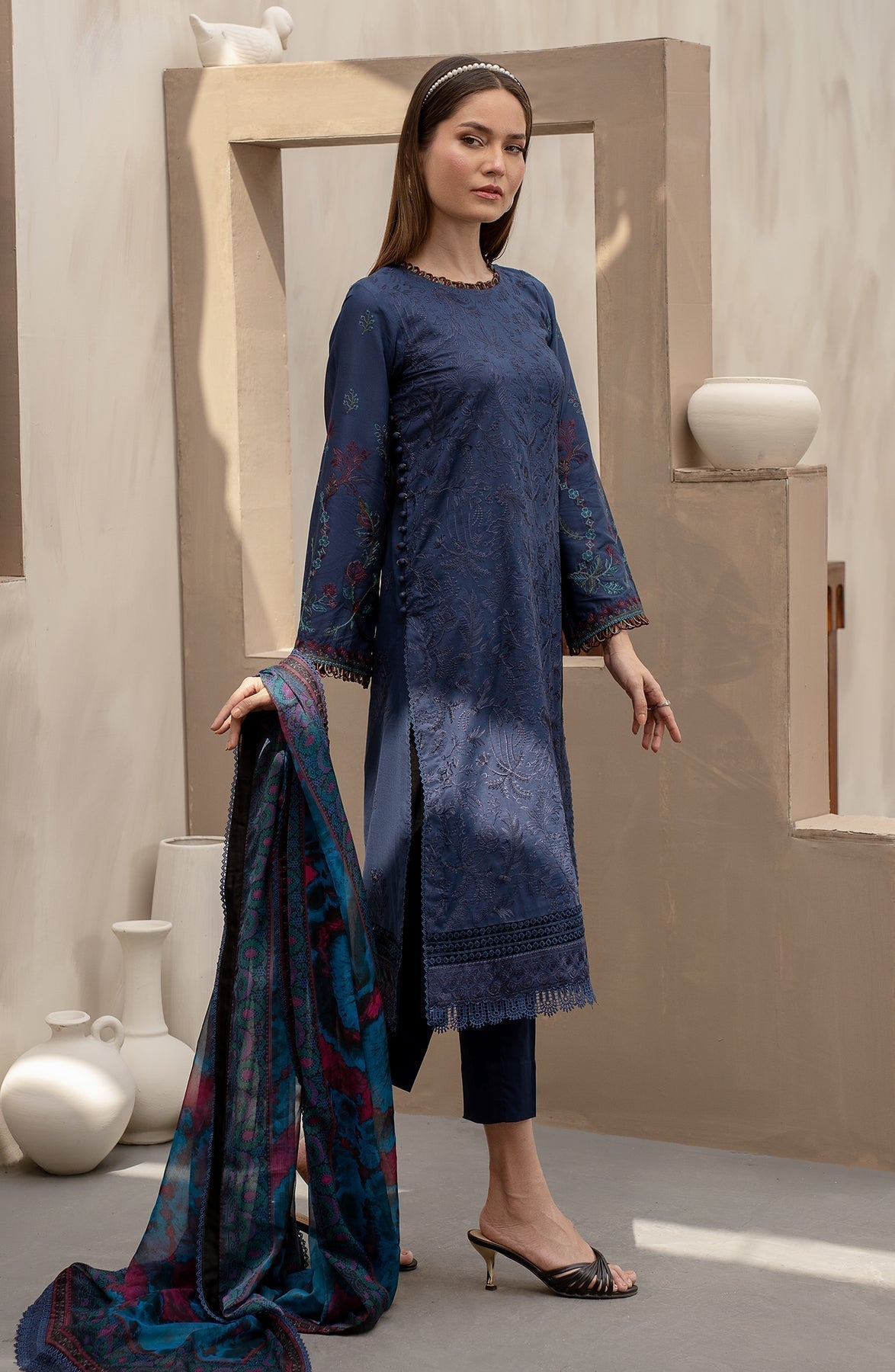 Zarif | Festive Lawn | ZFL 08 SEEMAL - by - Libasekhas UK - Registered Vendor of : Zarif - 100% Original Designer Dresss