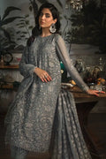 Zarif | LA ROSELLA Formals | ZLR 07 NOIR - by - Libasekhas UK - Registered Vendor of : Zarif - 100% Original Designer Dresss