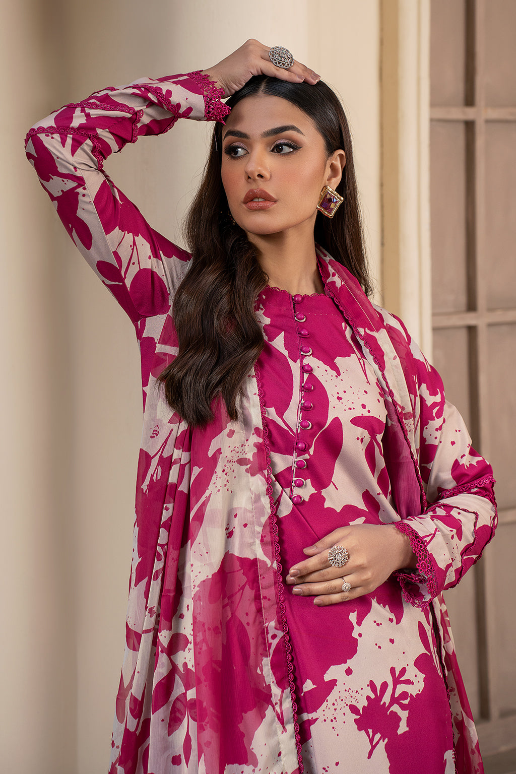 Zarif | Prints 24 | ZPR 01 CAMILA - by - Libasekhas UK - Registered Vendor of : Zarif - 100% Original Designer Dresss