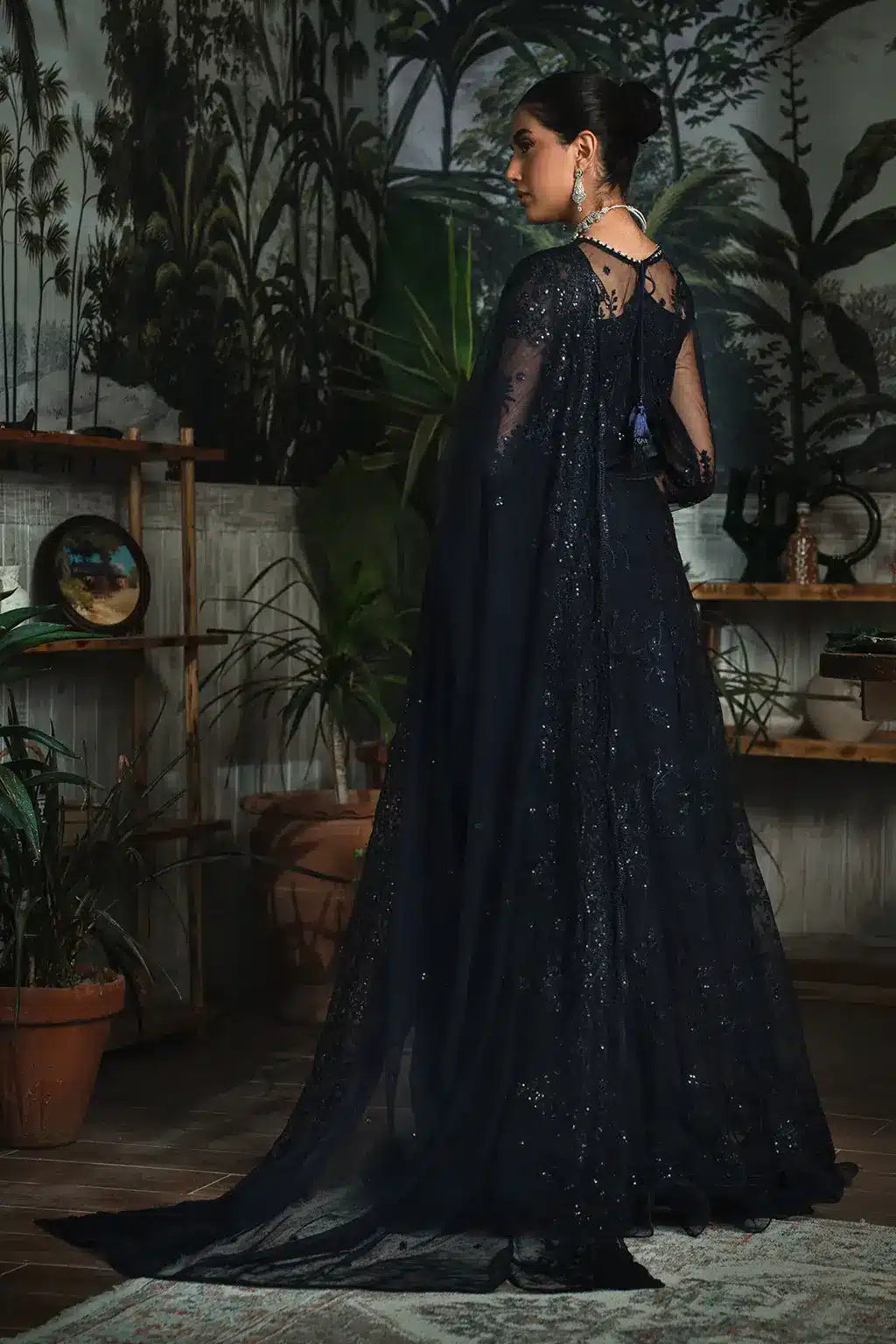 Zarif | LA ROSELLA Formals | ZLR 08 STARRY - by - Libasekhas UK - Registered Vendor of : Zarif - 100% Original Designer Dresss